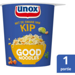 8x Unox Good Noodles Cup Kip  65 gr