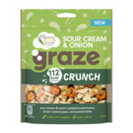 Graze Peulvruchten & Groentensnack Sour Cream & Onion Crunch - 3.25 euro