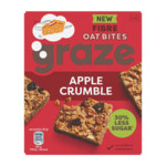 Graze Havermoutrepen Apple Crumble Oat Bites  4 x 30 gr
