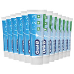12x Oral-B Tandpasta 1-2-3 Frisse mint