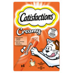 Catisfactions Kattensnack Kip Creamy  4 x 10 gr