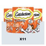 11x Catisfactions Kattensnack Kip Creamy