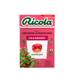 Ricola Keelpastilles Cranberry Suikervrij Doosje