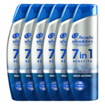 6x Head & Shoulders Shampoo 7in1 - Multi Action