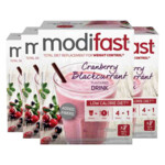 Plein <b>4x</b> Modifast Intensive Milkshake Cranberry aanbieding