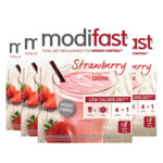 Plein <b>4x</b> Modifast Intensive Milkshake Aardbei aanbieding