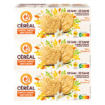 3x Céréal Sesamkoekjes met Vanillesmaak