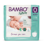 Bambo Nature Luiers XXS Maat 0 (1-3 kg)