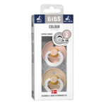 Bibs Fopspeen Maat 2 6-18 mnd Glow Vanilla Blush - 11.35 euro