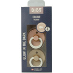 Bibs Fopspeen Maat 3 18+ mnd Glow Vanilla Blush - 12.95 euro