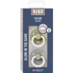 Bibs Fopspeen Maat 2 6-18 mnd Glow Sage Cloud - 11.95 euro