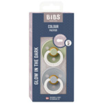 Bibs Fopspeen Maat 2 6-18 mnd Glow Sage Cloud - 12.95 euro