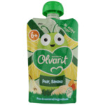 6x Olvarit Knijpfruit 6+m Peer & Banaan - 9.39 euro