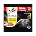 Sheba Mini Filets in Saus Megapack Selectie van Gevogelte