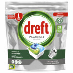 Dreft Platinum All In One Vaatwascapsules Regular