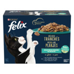 Felix Heerlijke Plakjes in Gelei Selectie Vis 12 x 80 gr