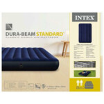 Intex Downy Full Luchtbed 2-persoons 137x191x25 cm - 19.95 euro