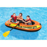 Intex Opblaasbare Boot Set met Peddels en Pomp Explorer Pro 200 - 50.95 euro