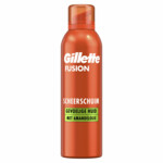 Gillette Fusion Scheerschuim Met Amandelolie Voor De Gevoelige Huid  250 ml