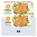 9x Céréal Healthy BIO Koek Cranberry Amandelen - 23.71 euro
