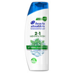 6x Head & Shoulders Menthol Fresh 2in1 shampoo en conditioner