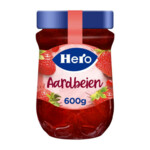3x Hero Jam Aardbeien  600 gr