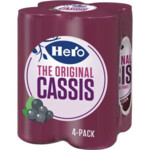Hero Cassis Blikjes 4-pack