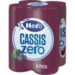 Hero Cassis Zero Blikjes 4-pack - 2.99 euro