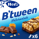 3x Hero B'tween Mueslireep Melkchocolade