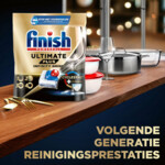 Finish Ultimate+ All in 1 Infinity Shine Vaatwastabletten Regular - 18.29 euro