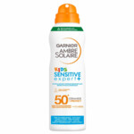 Garnier Ambre Solaire Sensitive Expert+ Kids Zonnebrandspray Anti-Zand SPF 50+ Ceramide Protect
