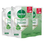 3x Dettol Refill Handzeep Hydrating Aloe Vera