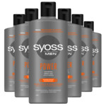 6x Syoss Men Shampoo Power  440 ml