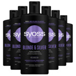 6x Syoss Shampoo Blonde and Silver