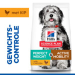 Hill's Science Plan Hondenvoer Droog Adult Perfect Weight & Active Mobility Medium Kip 12 kg