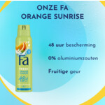 6x Fa Deodorant Spray Orange Sunrise - 12.74 euro