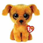 TY Beanie Boo's Zuzu Lightbrown Dog 15 cm