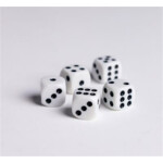 Clown Games 6 Dobbelstenen op Kaart - 0.95 euro