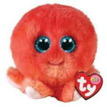 TY Teeny Puffies Sheldon Octopus 10 cm