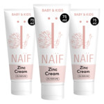3x Naif Baby & Kids Parfumvrije Zinkcrème - 38.34 euro
