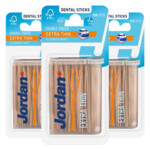 3x Jordan Tandenstokers Double Ended Extra Thin