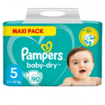 Pampers Baby Dry Luiers Maat 5  (11-16kg)