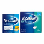 Nicotinell Combinatie therapie: Pleister 14 mg 7 st + Zuigtablet Mint 1 mg 204 st Pakket