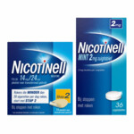 Nicotinell Combinatie therapie: Pleister 14 mg 14 st + Zuigtablet Mint 2 mg 36 st Pakket