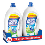 Plein <b>2x</b> Witte Reus Wasmiddel Gel 77 Wasbeurten aanbieding