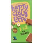 Happy Chocolate Reep Melk Hazelnoot  200 gr