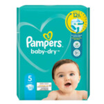 4x Pampers Baby Dry Luiers Maat 5 (11-16 kg)