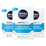 3x NIVEA Men Aftershave Balsem Sensitive Cooling