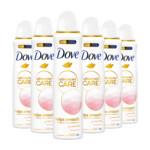6x Dove Deodorant Spray Calming Blossom