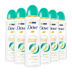 6x Dove Deodorant Spray Pear Aloe Vera